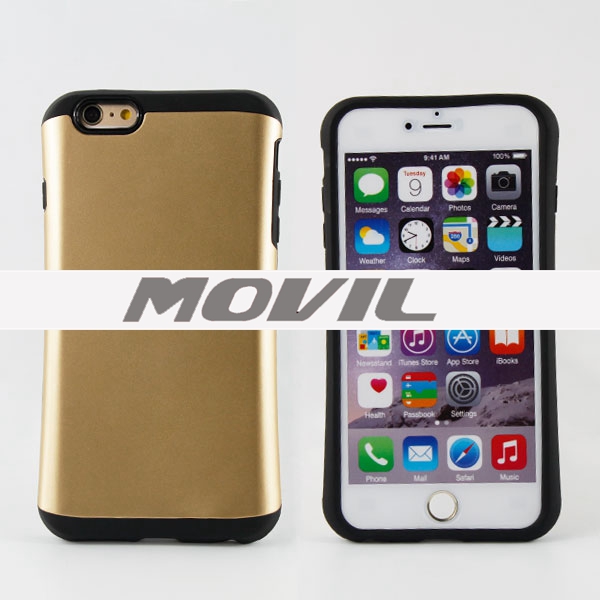 NP-2141 Combinación tpu   pc funda para Apple iPhone 6 plus-0